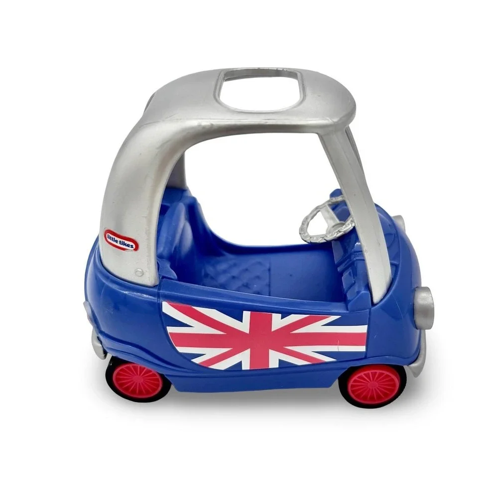 Little Tikes LOL Surprise! Music Tour Cozy Coupe Blue Union Jack Toy Car Trailer